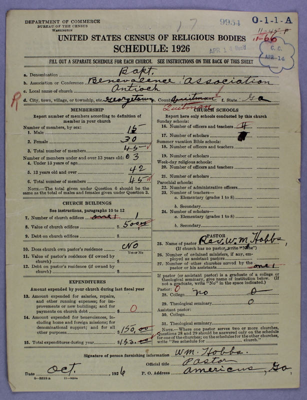 Scan of Negro Baptists: 9954
