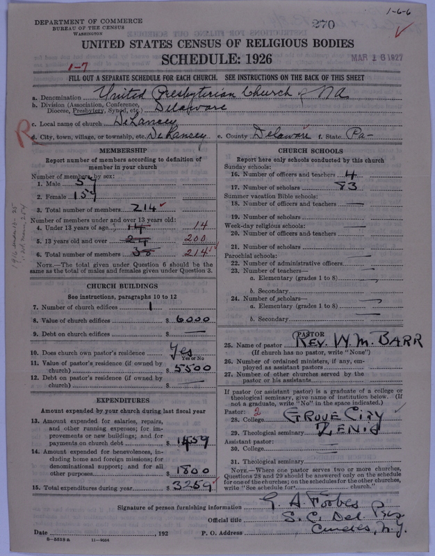 Scan of United Presbyterian Church of North America: 270