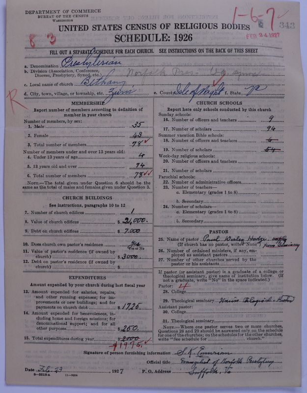 Scan of Presbyterian Church in the United States: 343