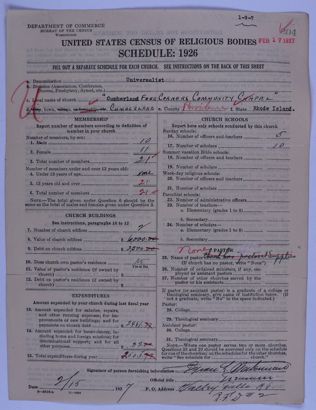 Scan of Universalist Church: 204