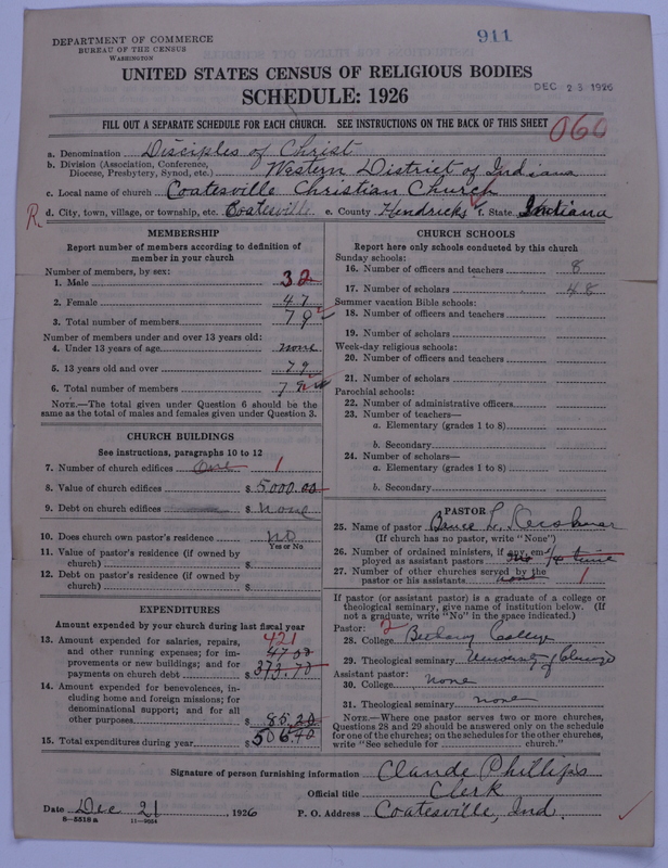 Scan of Disciples of Christ: 911