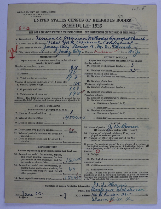Scan of Union American Methodist Episcopal Church: 23