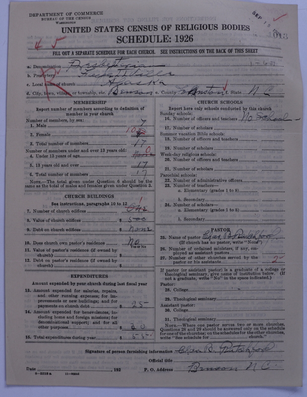 Scan of Presbyterian Church in the United States: 1013