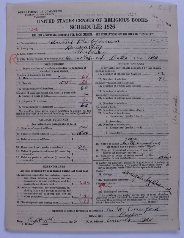 Scan of United Presbyterian Church of North America: 723