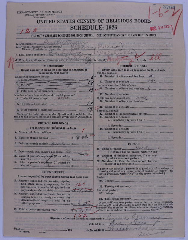 Scan of Presbyterian Church in the United States of America: 3764