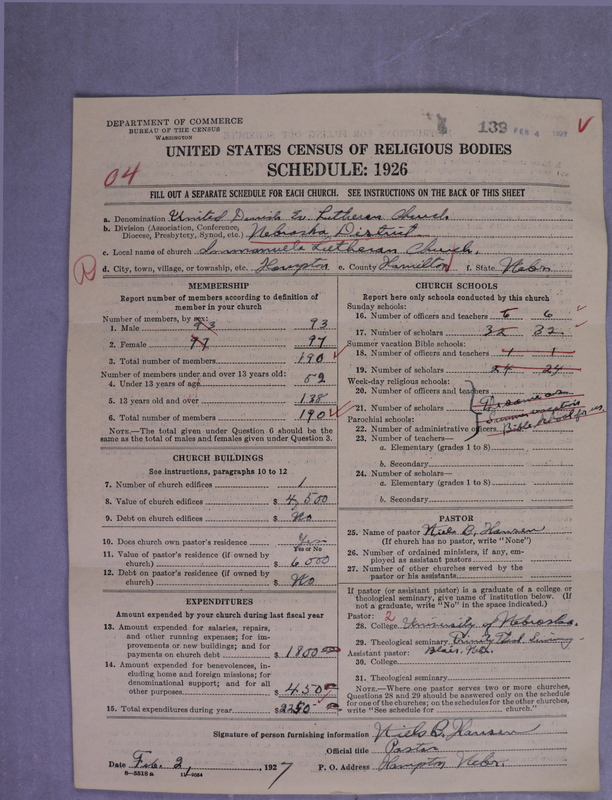 Scan of United Danish Evangelical Lutheran Church in America: 139