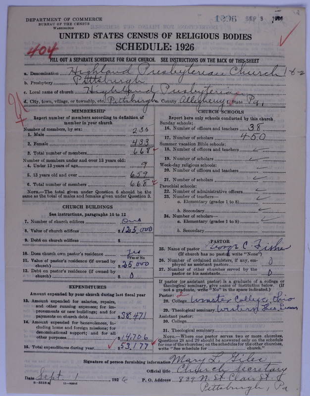 Scan of Presbyterian Church in the United States of America: 1296