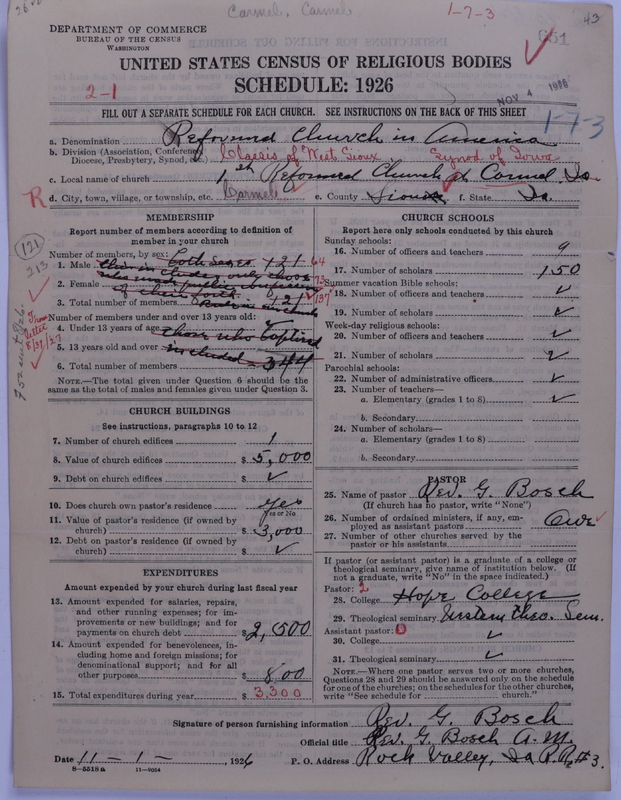 Scan of Reformed Church in America: 651