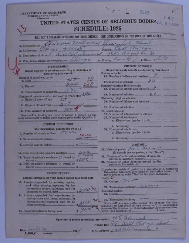 Scan of African Methodist Episcopal Church: 596
