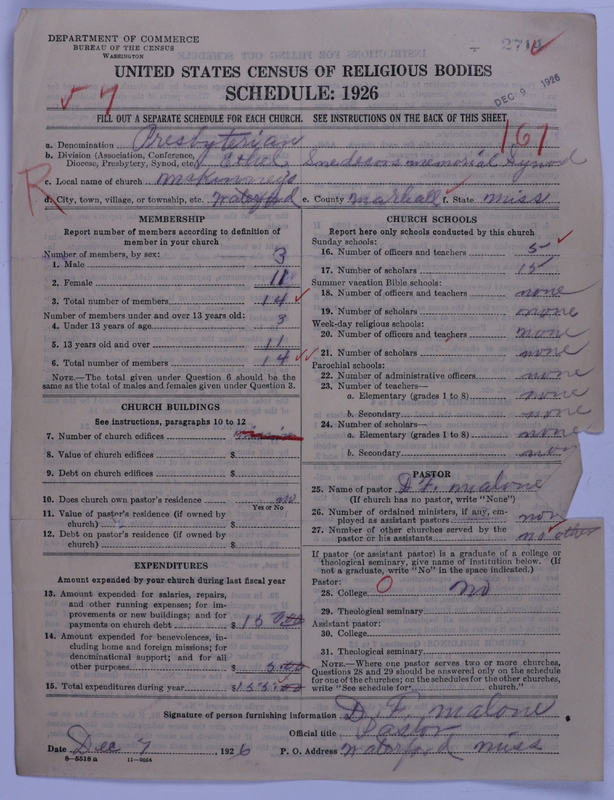 Scan of Presbyterian Church in the United States: 2714