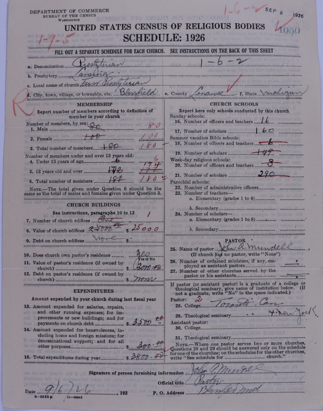 Scan of Presbyterian Church in the United States of America: 4050