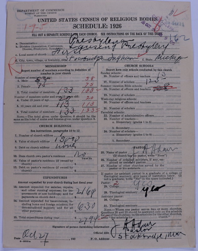 Scan of Presbyterian Church in the United States of America: 4021