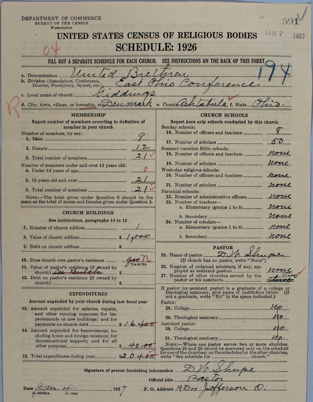 Scan of Church of the United Brethren in Christ: 591