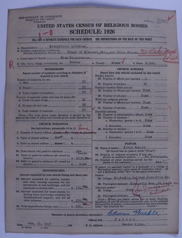 Scan of Evangelical Lutheran Synodical Conference of America: Evangelical Lutheran Synod of Missouri, Ohio, and Other States: 2397