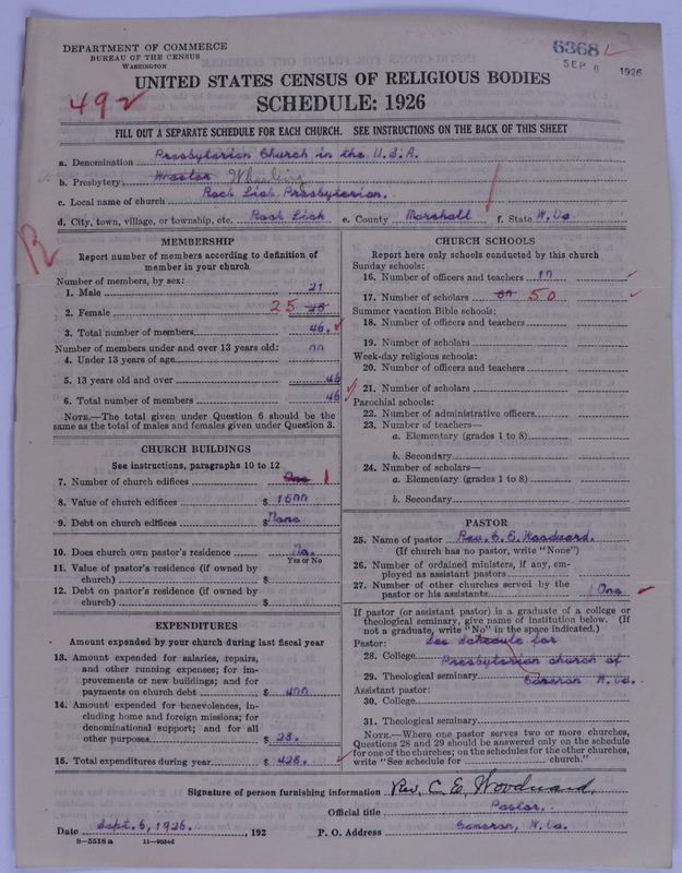 Scan of Presbyterian Church in the United States of America: 6368