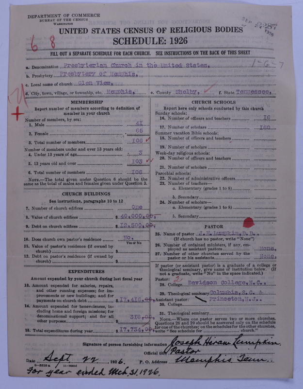 Scan of Presbyterian Church in the United States: 2287