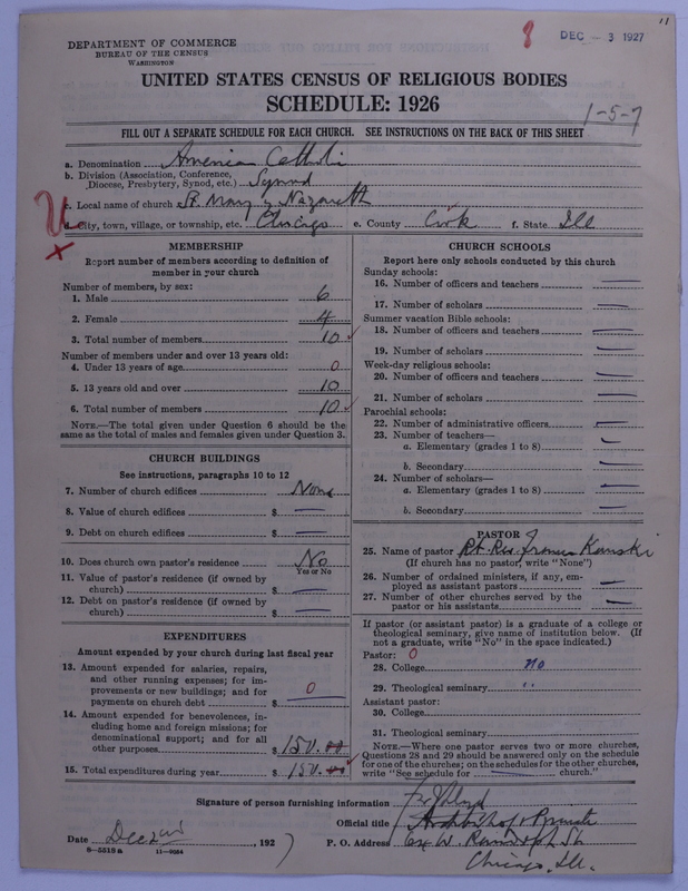 Scan of American Catholic Church: 8
