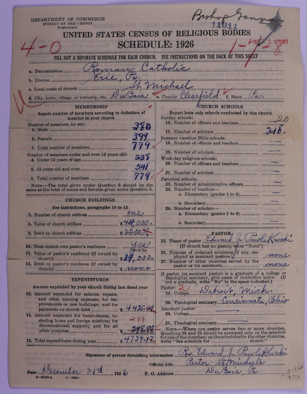 Scan of Roman Catholic Church: 11011