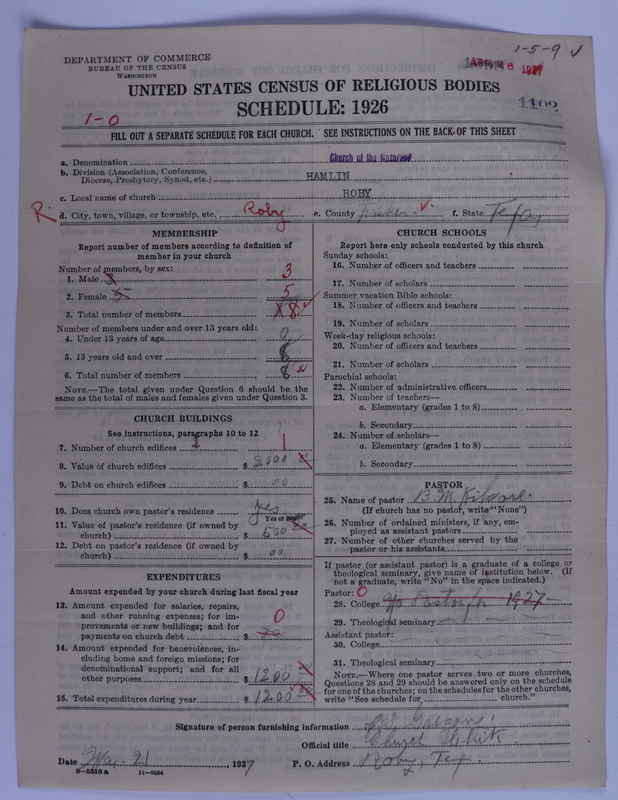 Scan of Church of the Nazarene: 1102