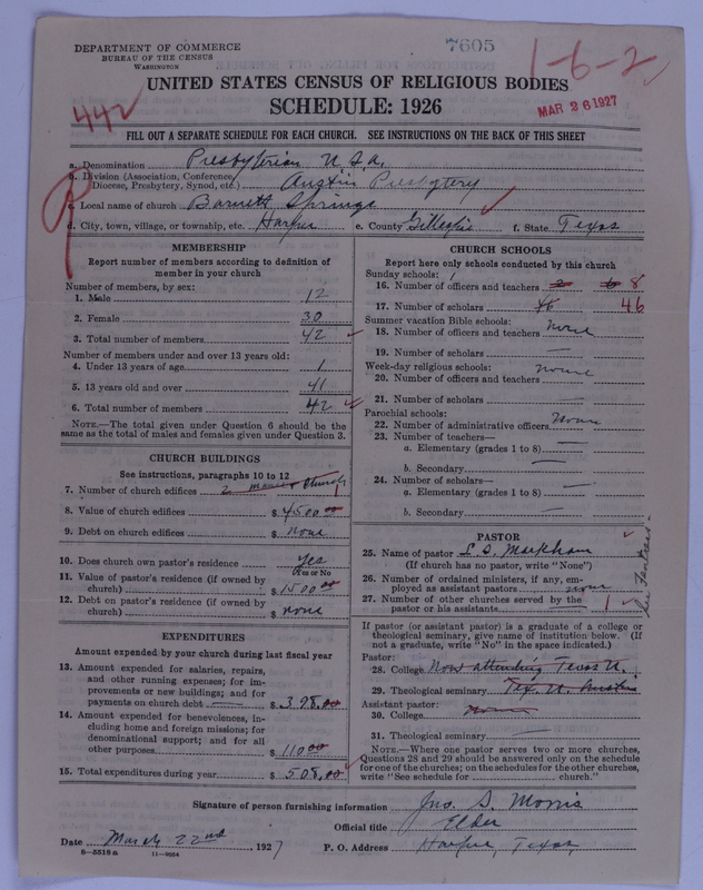 Scan of Presbyterian Church in the United States of America: 7605