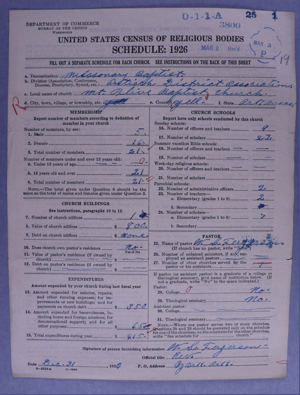 Scan of Negro Baptists: 3800