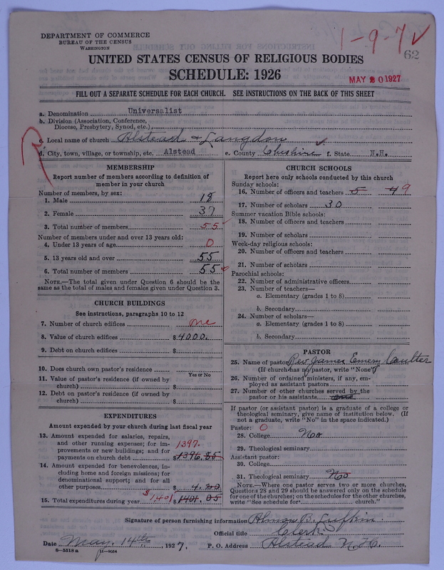 Scan of Universalist Church: 62