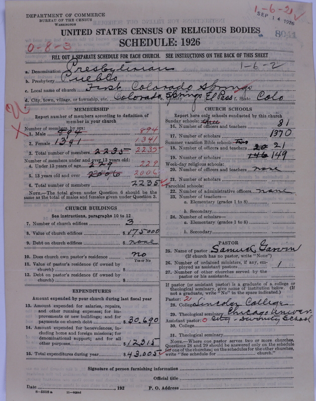 Scan of Presbyterian Church in the United States of America: 8041