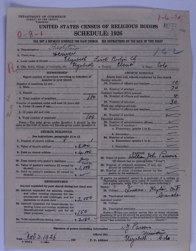 Scan of Presbyterian Church in the United States of America: 8037