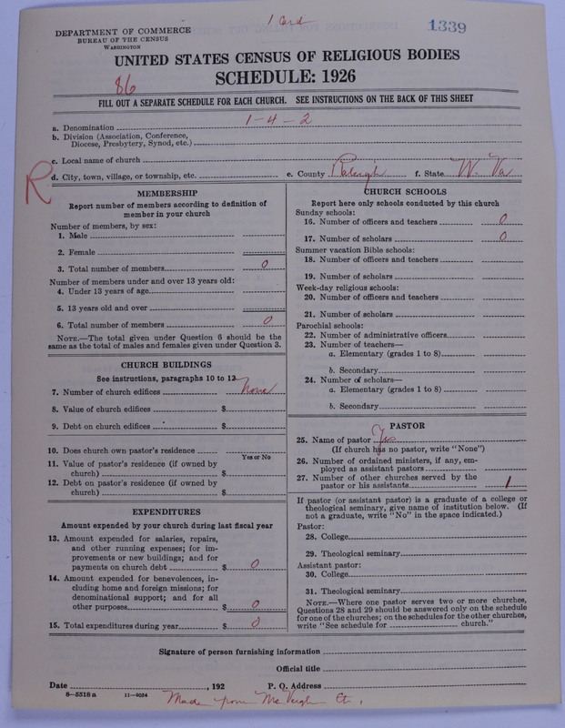Scan of African Methodist Episcopal Church: 1339