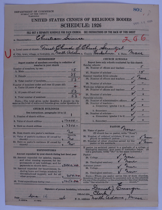Scan of Church of Christ, Scientist: 802