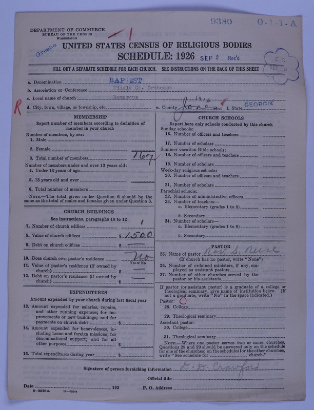 Scan of Negro Baptists: 9380