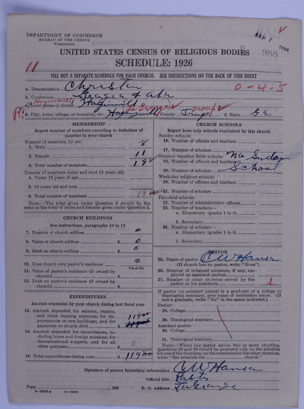 Scan of Christian Church (General Convention of the Christian Church): 988