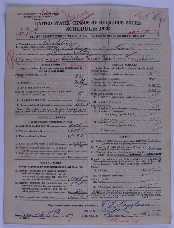 Scan of Presbyterian Church in the United States of America: 6063