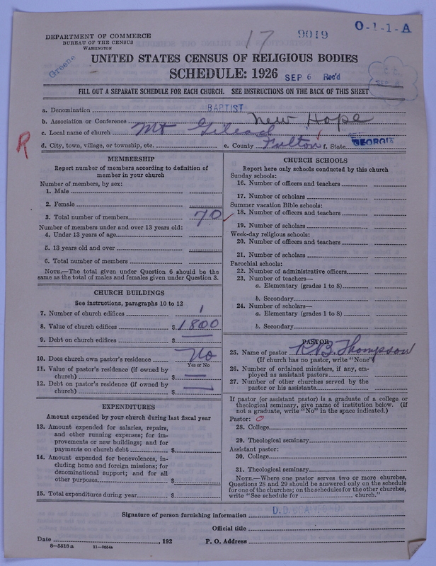Scan of Negro Baptists: 9019