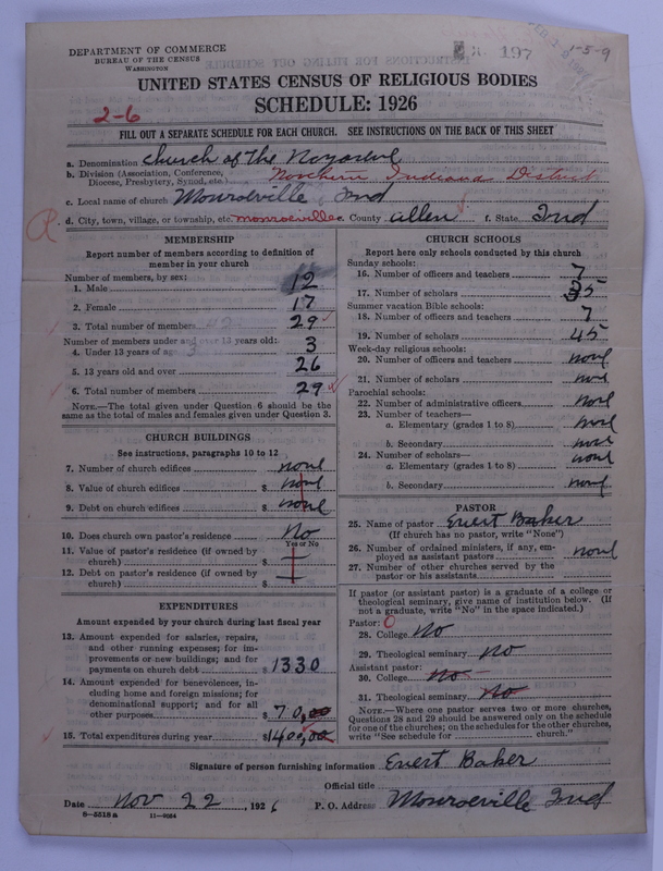 Scan of Church of the Nazarene: 197