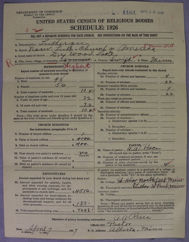 Scan of Norwegian Lutheran Church of America: 1161