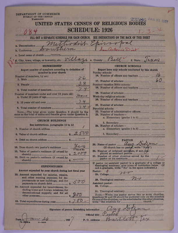 Scan of Methodist Episcopal Church: 23586