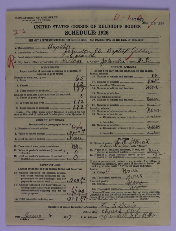 Scan of Southern Baptist Convention: 13987