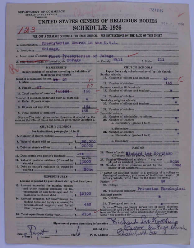 Scan of Presbyterian Church in the United States of America: 3916