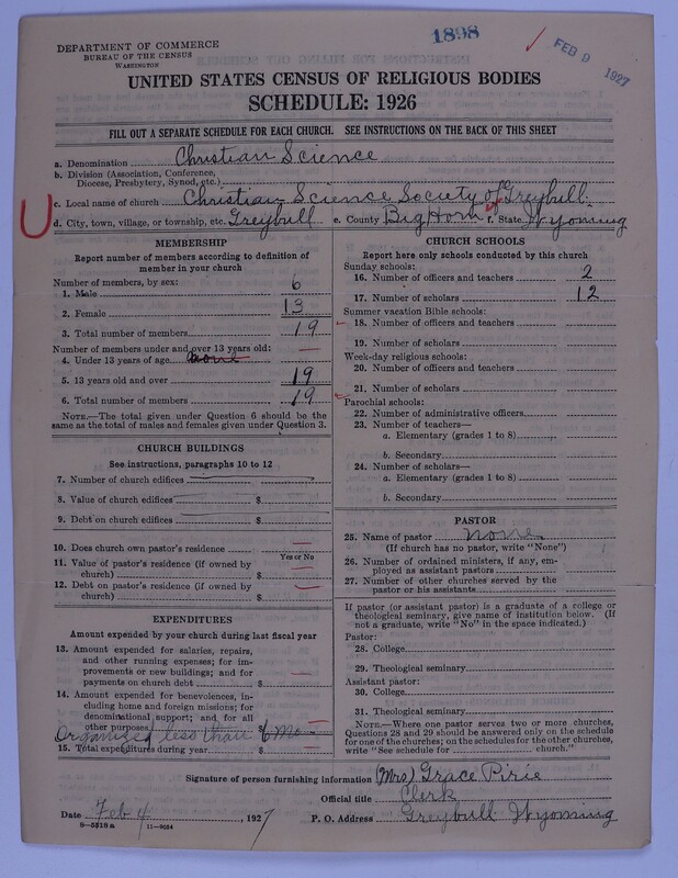 Scan of Church of Christ, Scientist: 1898