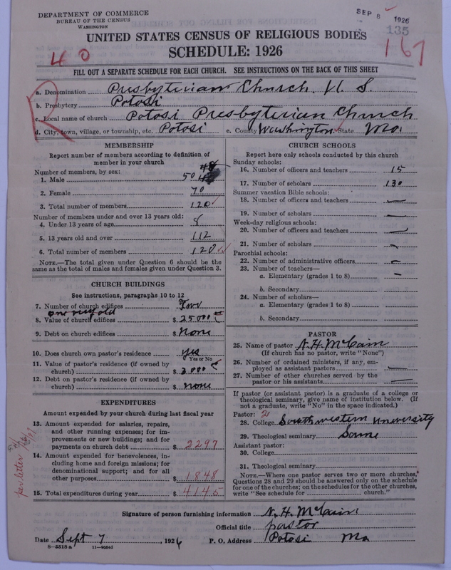 Scan of Presbyterian Church in the United States: 135