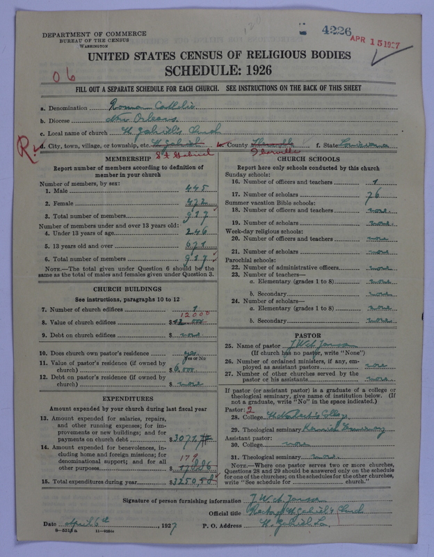 Scan of Roman Catholic Church: 4226