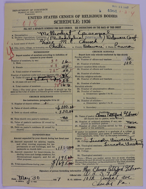 Scan of Methodist Episcopal Church: 4561