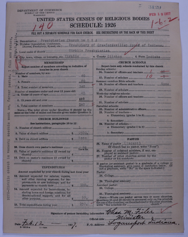 Scan of Presbyterian Church in the United States of America: 3129