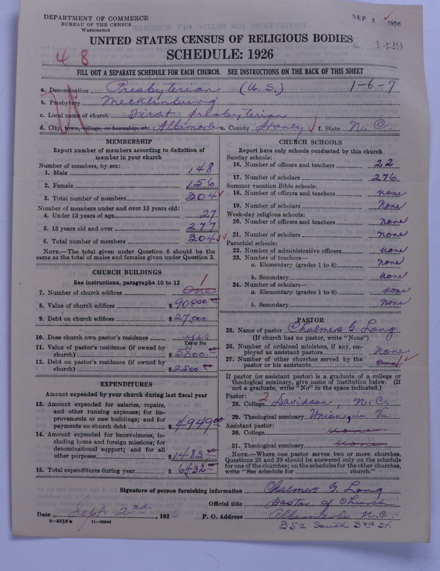 Scan of Presbyterian Church in the United States: 1229