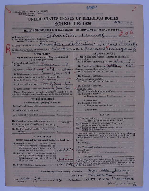 Scan of Church of Christ, Scientist: 1902