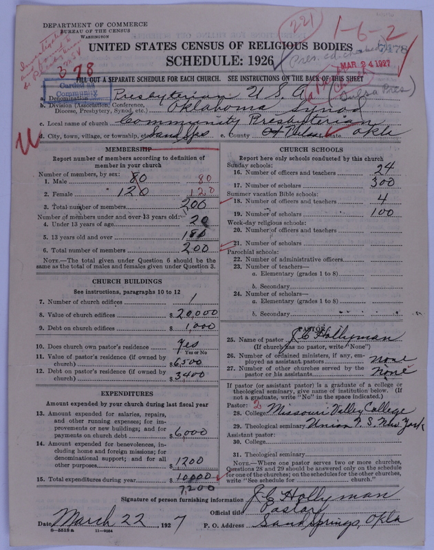 Scan of Presbyterian Church in the United States of America: 7478
