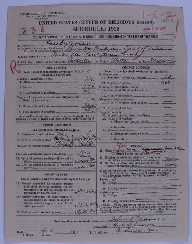 Scan of Presbyterian Church in the United States of America: 5310