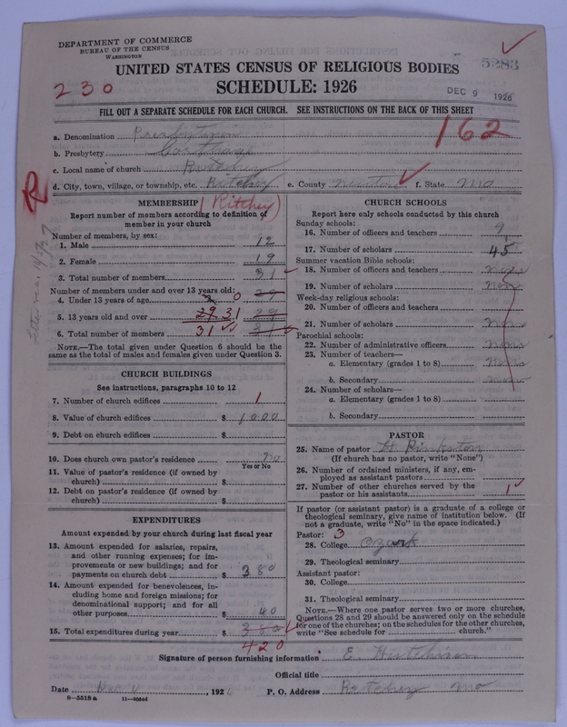 Scan of Presbyterian Church in the United States of America: 5283