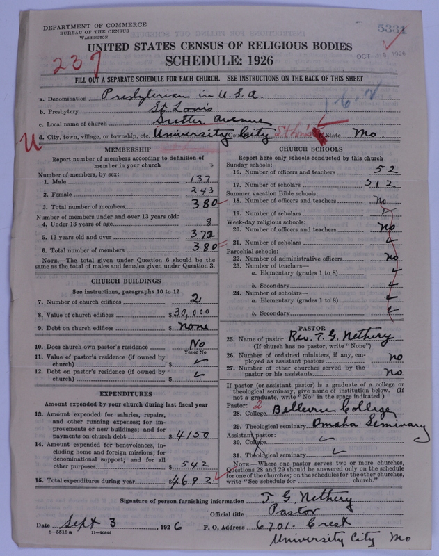 Scan of Presbyterian Church in the United States of America: 5331